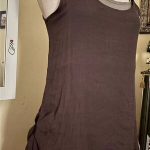 Coco + Carmen Elegant Brown Top